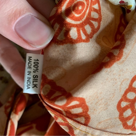 100% silk wrap skirt - Picture 2 of 4